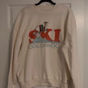 Cream Ski Colorado Men's Sweater
